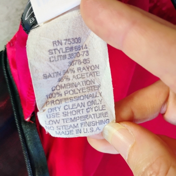 Vintage Zum Zum Prom Dress Maxi Gown Juniors 9 Whimsigoth Butterfly 90s Goth - Picture 11 of 16